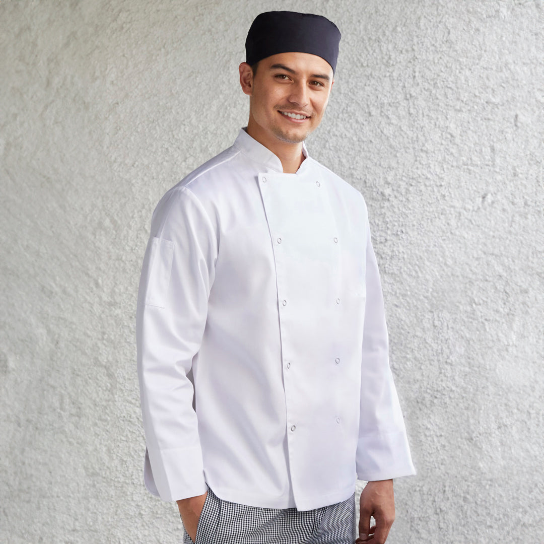 House of Uniforms The Zest Chefs Jacket | Short & Long Sleeve | Mens Yes! Chef