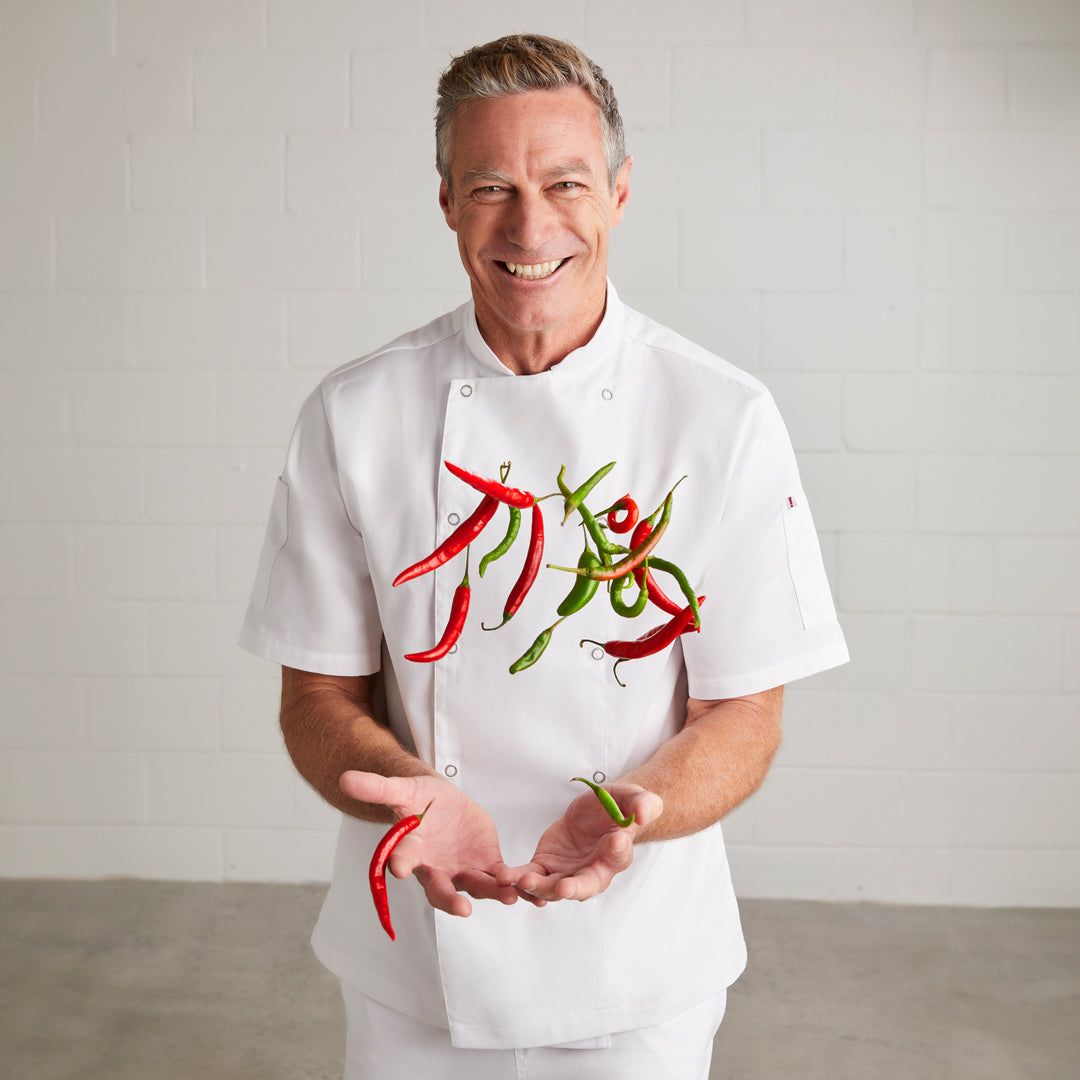 House of Uniforms The Zest Chefs Jacket | Short & Long Sleeve | Mens Yes! Chef