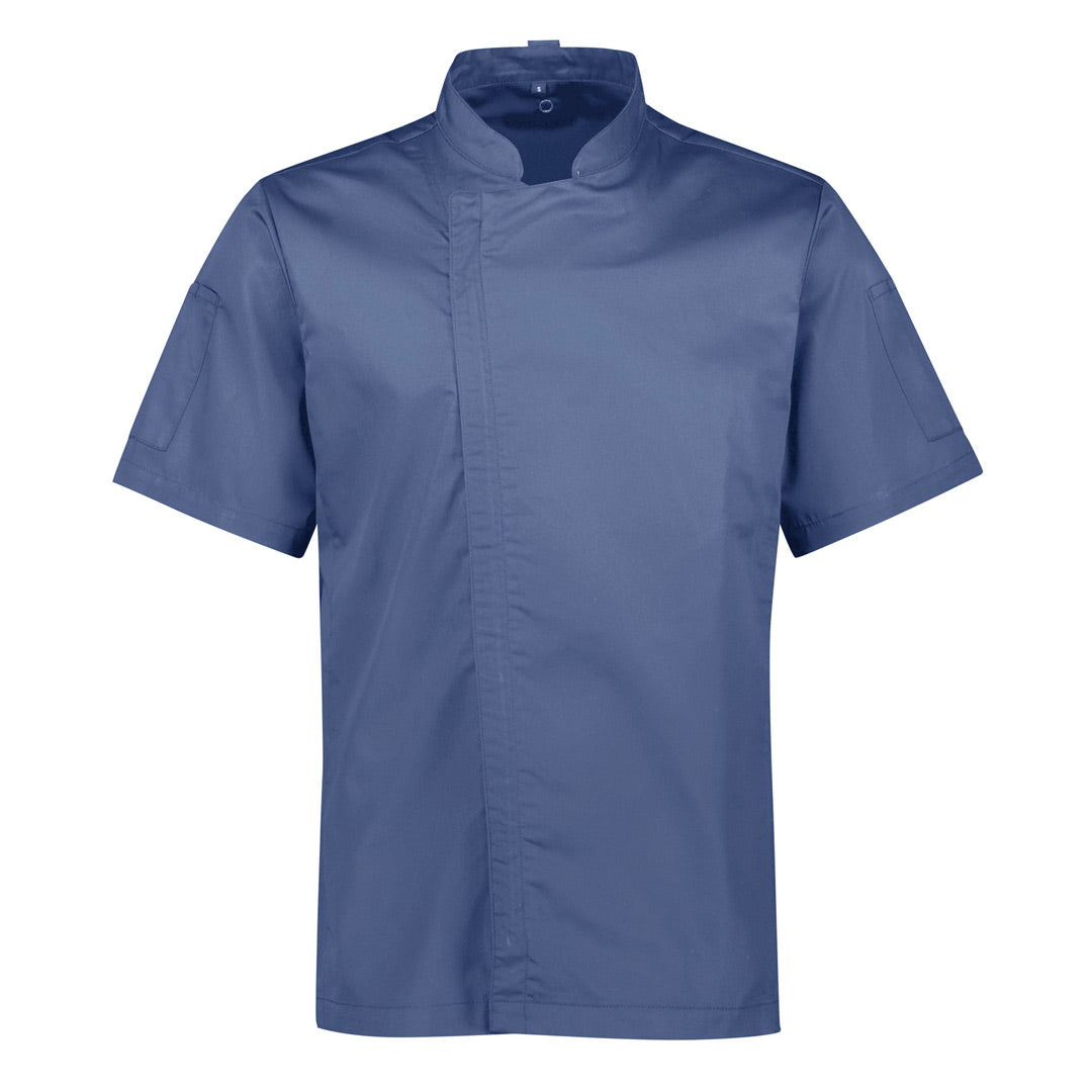 House of Uniforms The Alfresco Chefs Jacket | Mens Yes! Chef Grey Smoke
