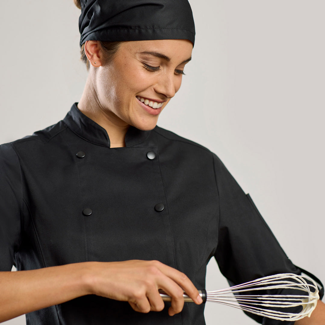 House of Uniforms The Gusto Chef Jacket | Long Sleeve | Ladies Yes! Chef
