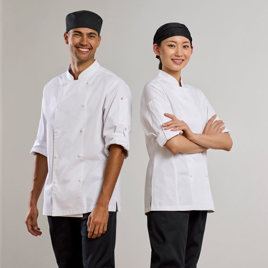 House of Uniforms The Gusto Chef Jacket | Long Sleeve | Mens Yes! Chef