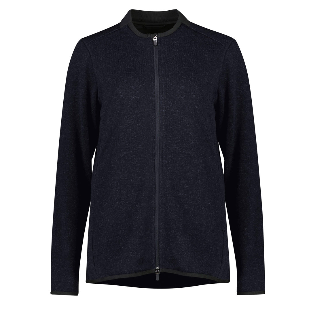 House of Uniforms The Nova Knit Jacket | Ladies Biz Care Navy Marle