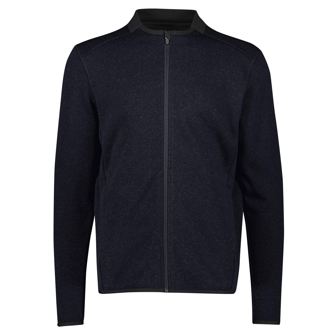 House of Uniforms The Nova Knit Jacket | Mens Biz Care Navy Marle