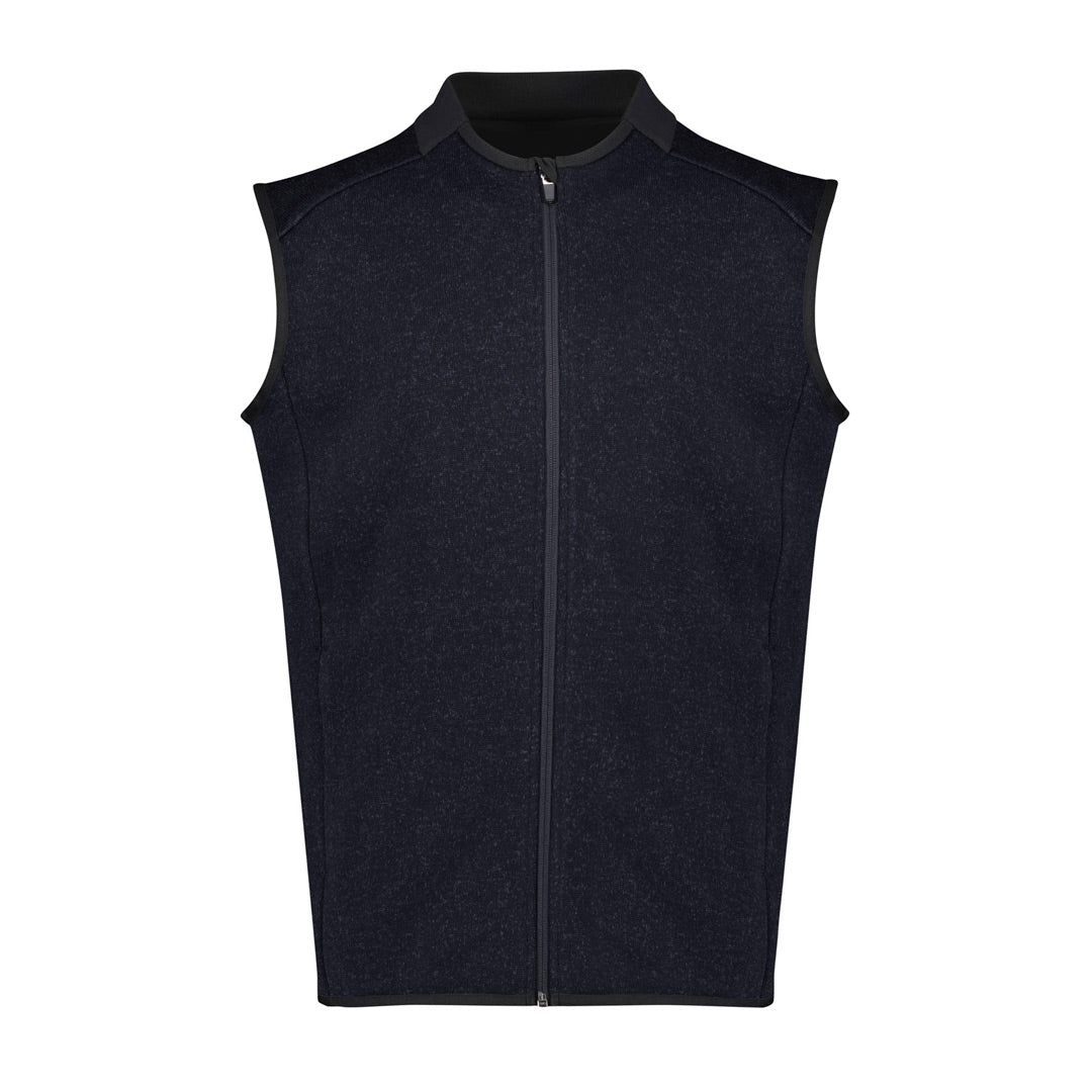 House of Uniforms The Nova Knit Vest | Mens Biz Care Navy Marle