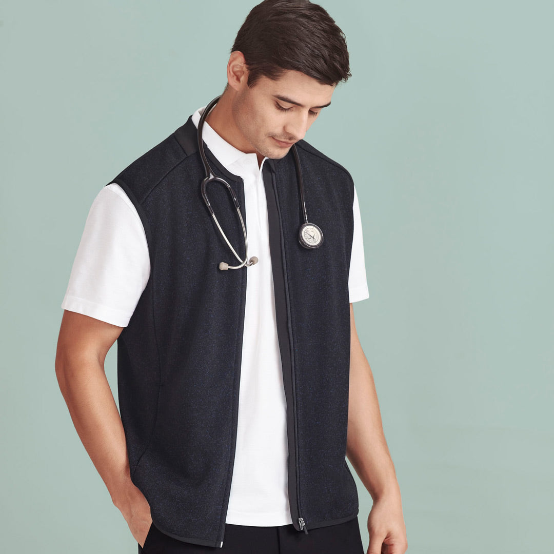 House of Uniforms The Nova Knit Vest | Mens Biz Care