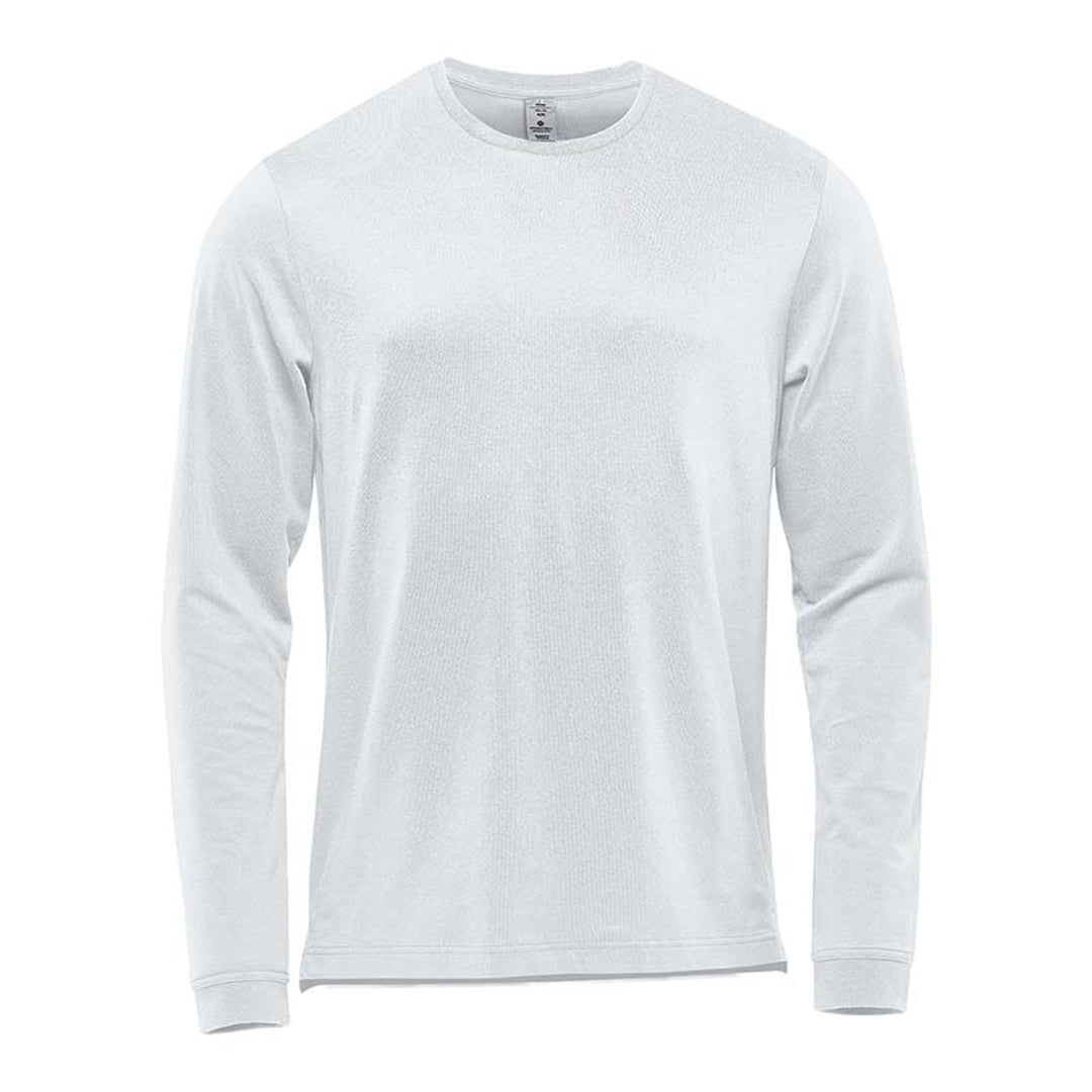 House of Uniforms The Montebello Tee | Long Sleeve | Mens Stormtech White