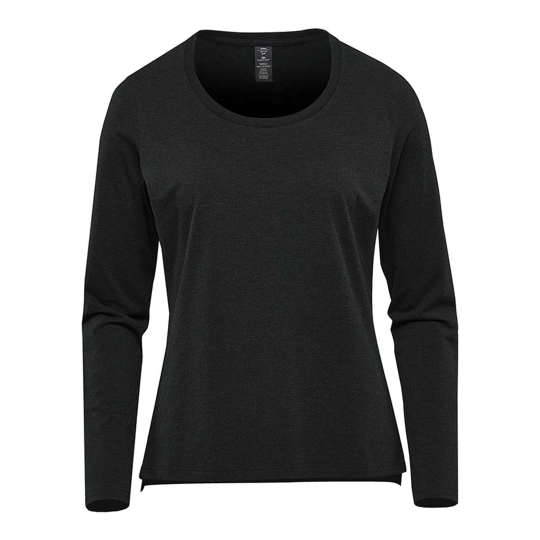 House of Uniforms The Montebello Tee | Long Sleeve | Ladies Stormtech Black