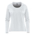 House of Uniforms The Montebello Tee | Long Sleeve | Ladies Stormtech White