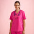 House of Uniforms The Pink V Neck Scrub Top | Ladies Biz Care