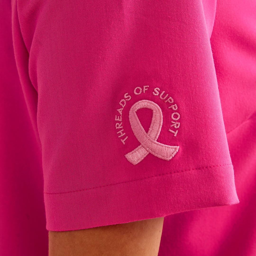 House of Uniforms The Pink V Neck Scrub Top | Ladies Biz Care