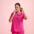 House of Uniforms The Pink V Neck Scrub Top | Ladies Biz Care