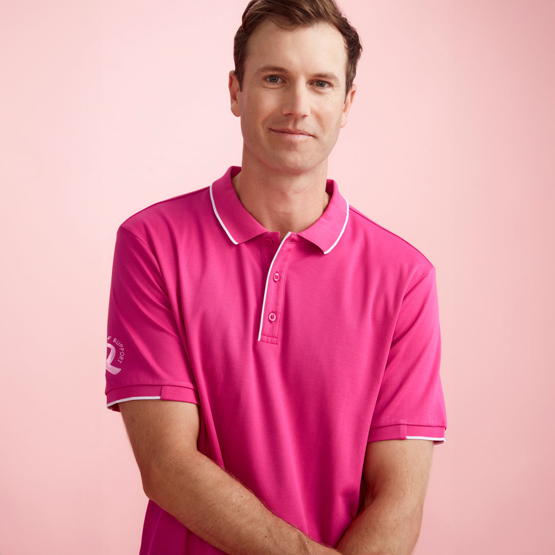 House of Uniforms The Pink Polo Top | Mens Biz Care