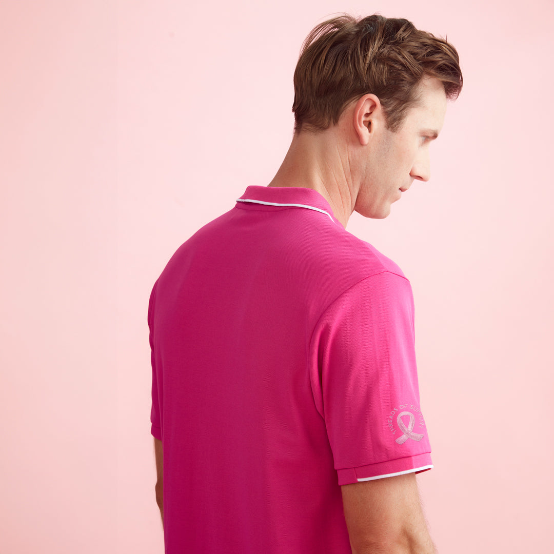House of Uniforms The Pink Polo Top | Mens Biz Care