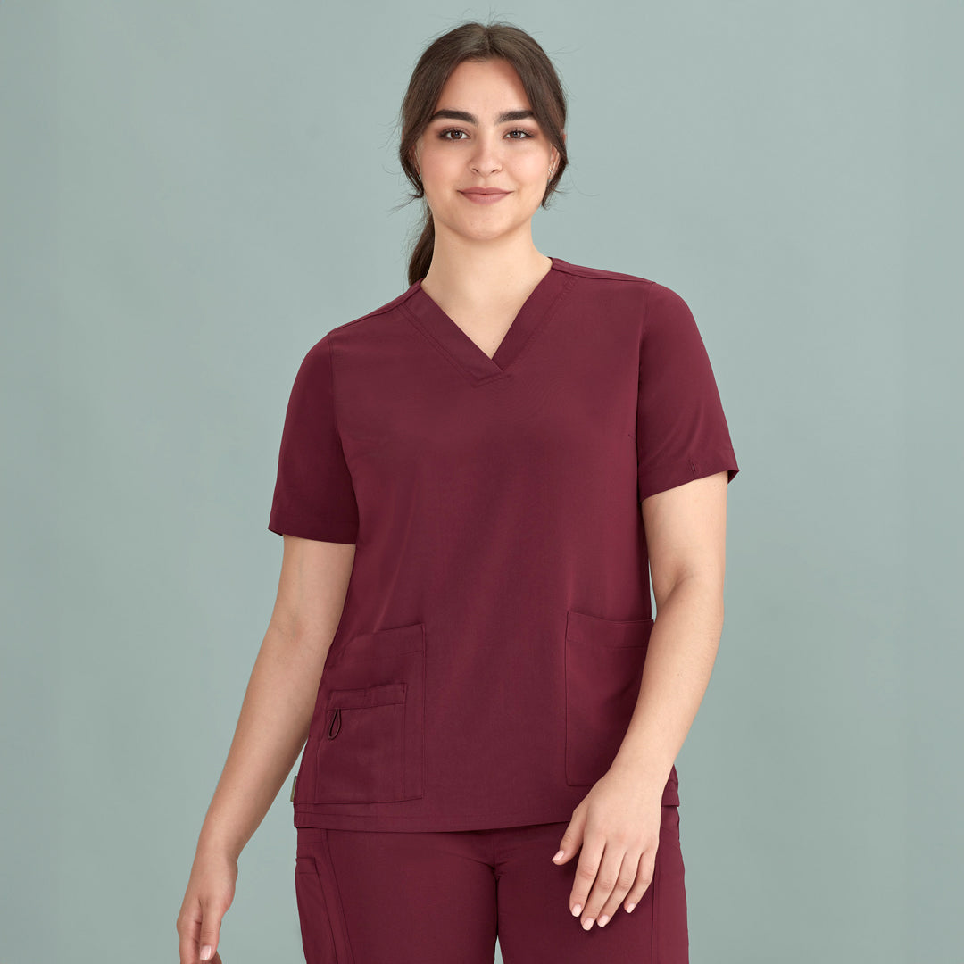 House of Uniforms The Avery V Neck Scrub Top | Ladies Biz Care