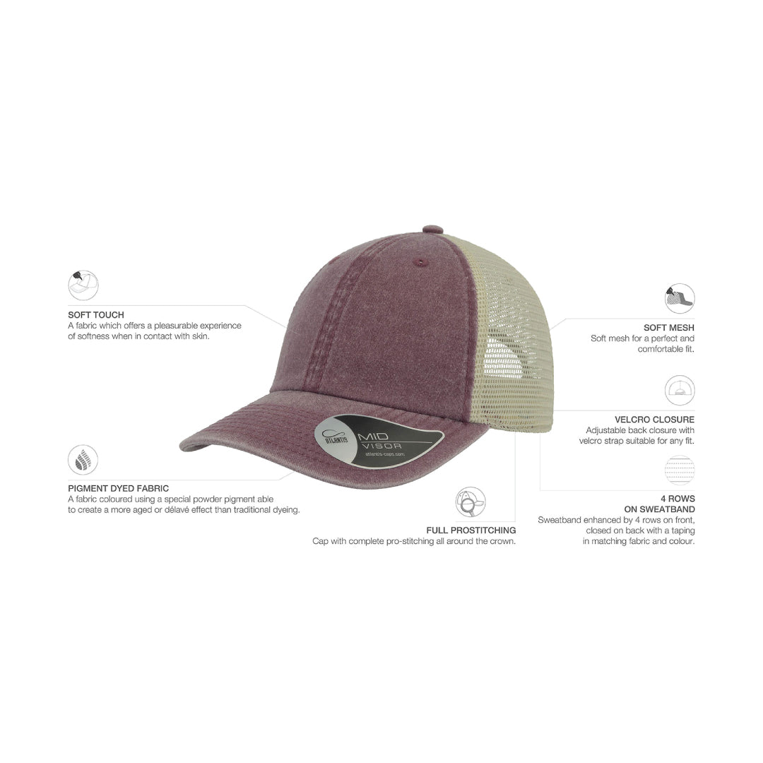 House of Uniforms The Case Trucker | Atlantis Atlantis Headwear