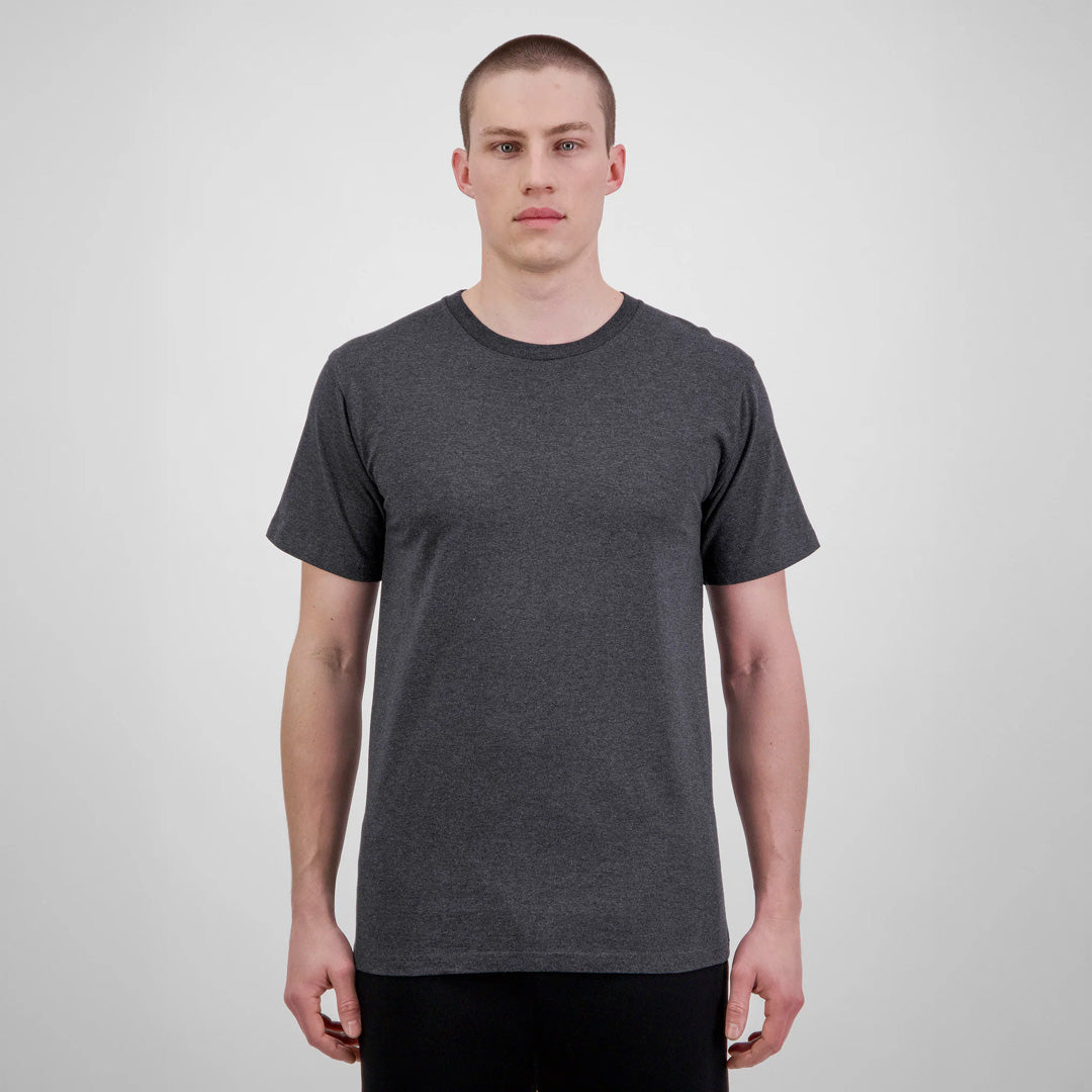 House of Uniforms The Basis Tee | Short Sleeve | Mens Goodmates Charcoal Marle