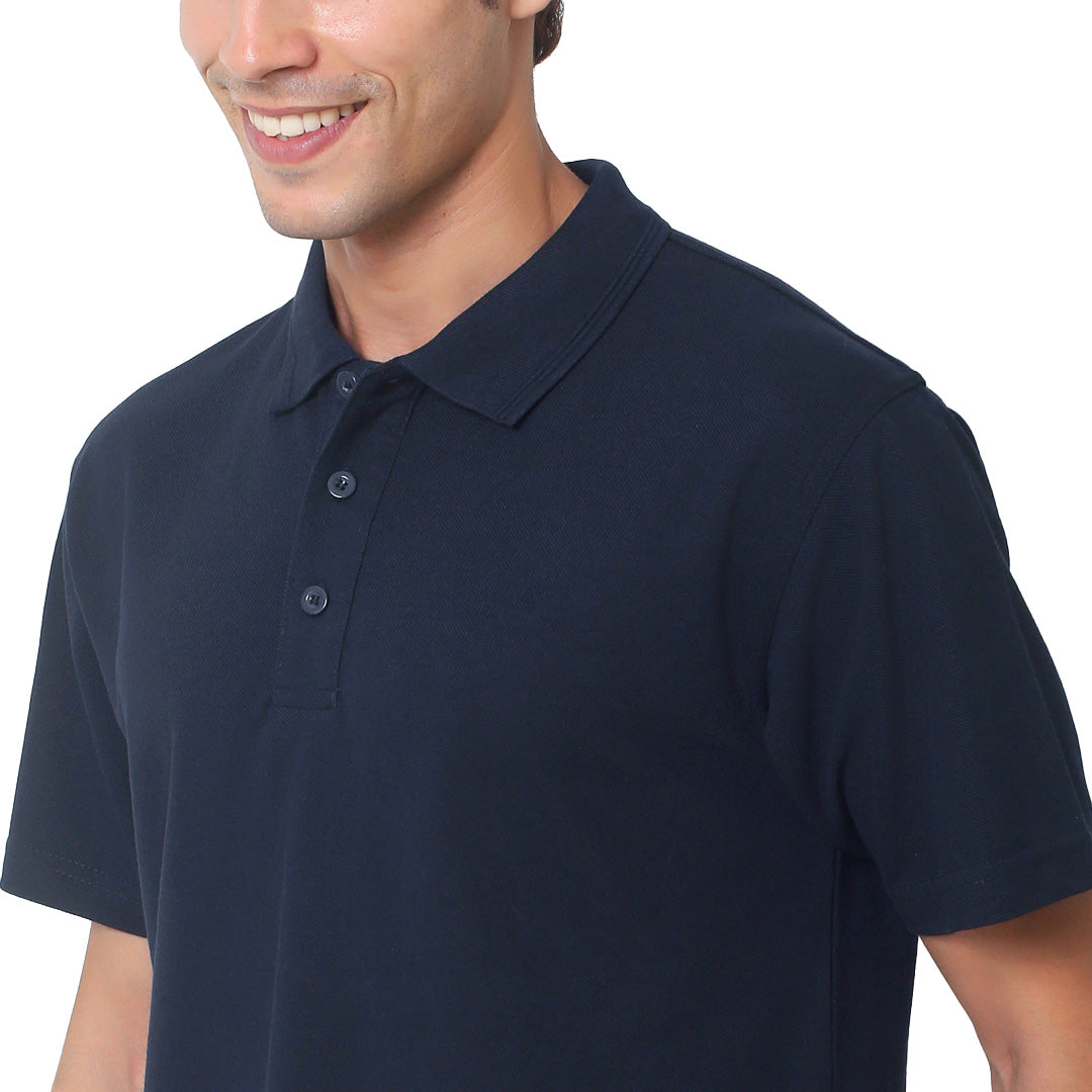 House of Uniforms The Pique Polo | Adults | Short Sleeve | Dark Colours Jbs Wear
