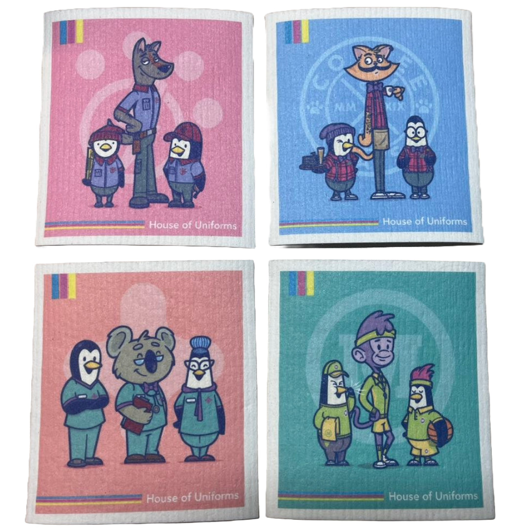 House of Uniforms The HOUville Compostable Eco Cloth HOUville