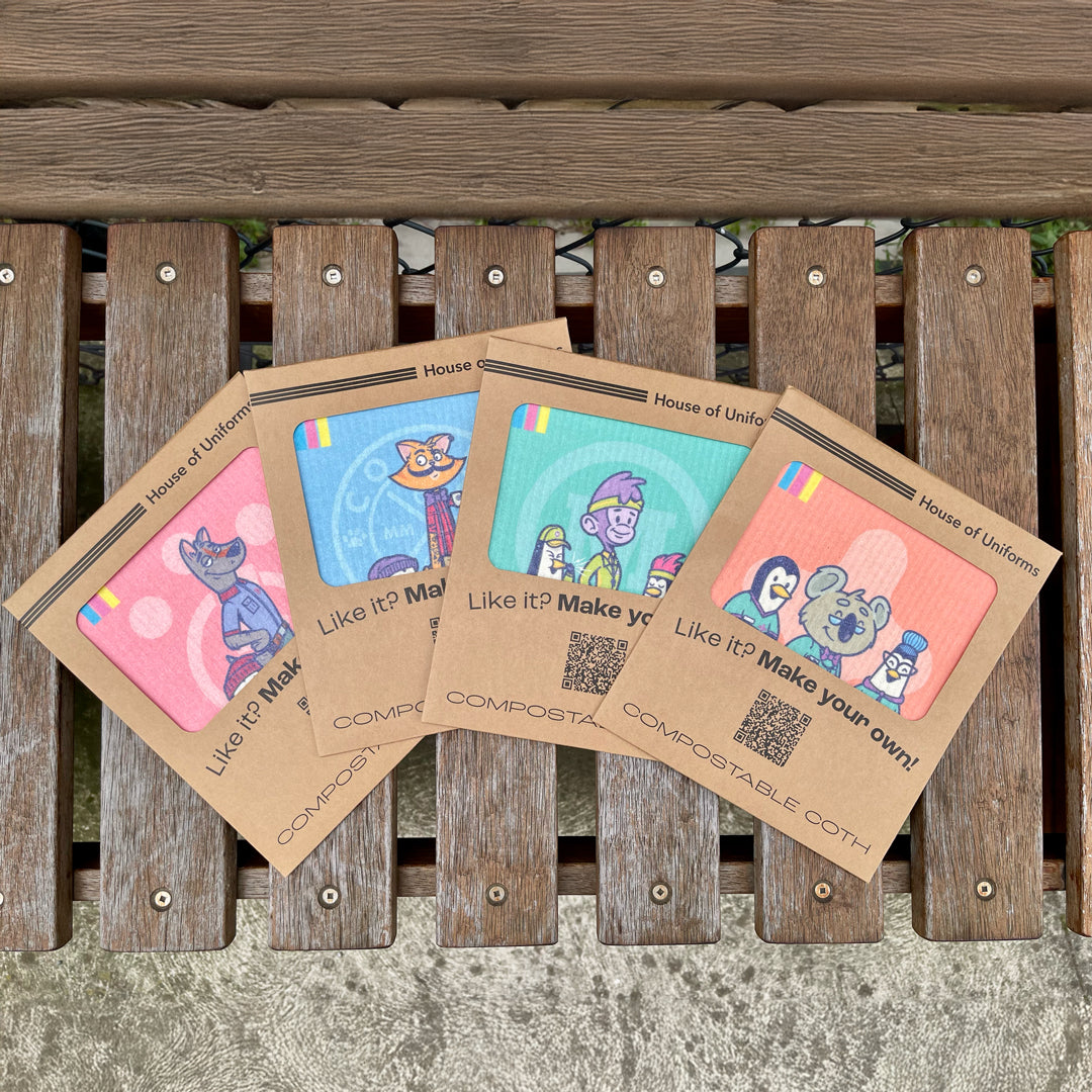 House of Uniforms The HOUville Compostable Eco Cloth HOUville