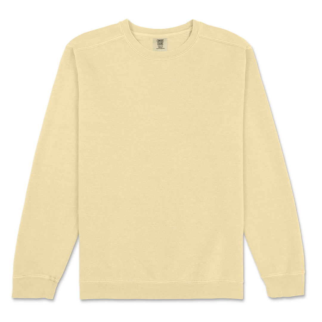 House of Uniforms The Crewneck Sweatshirt | Adults Comfort Colors Butter
