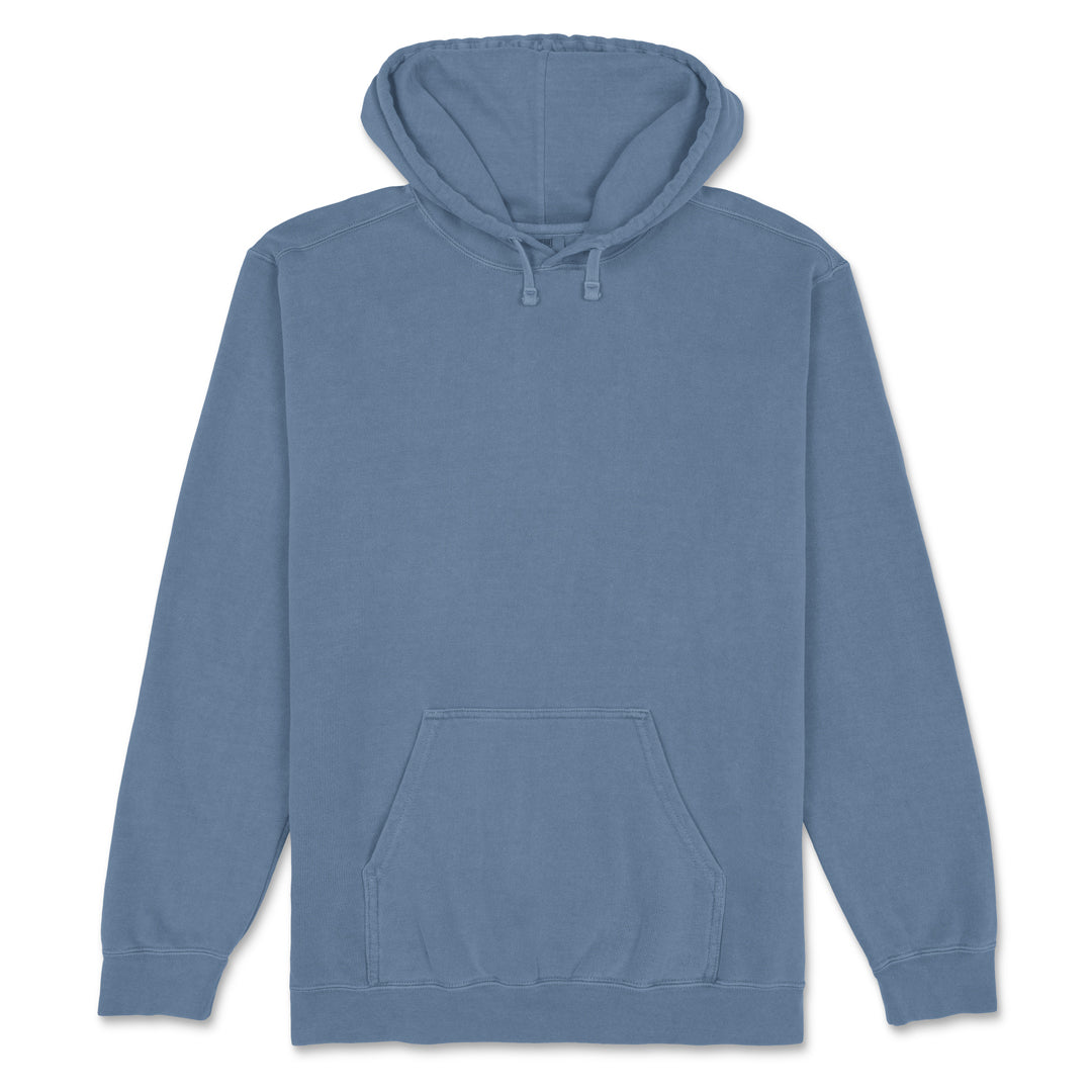 House of Uniforms The Hooded Sweatshirt | Unisex Comfort Colors Blue Jean