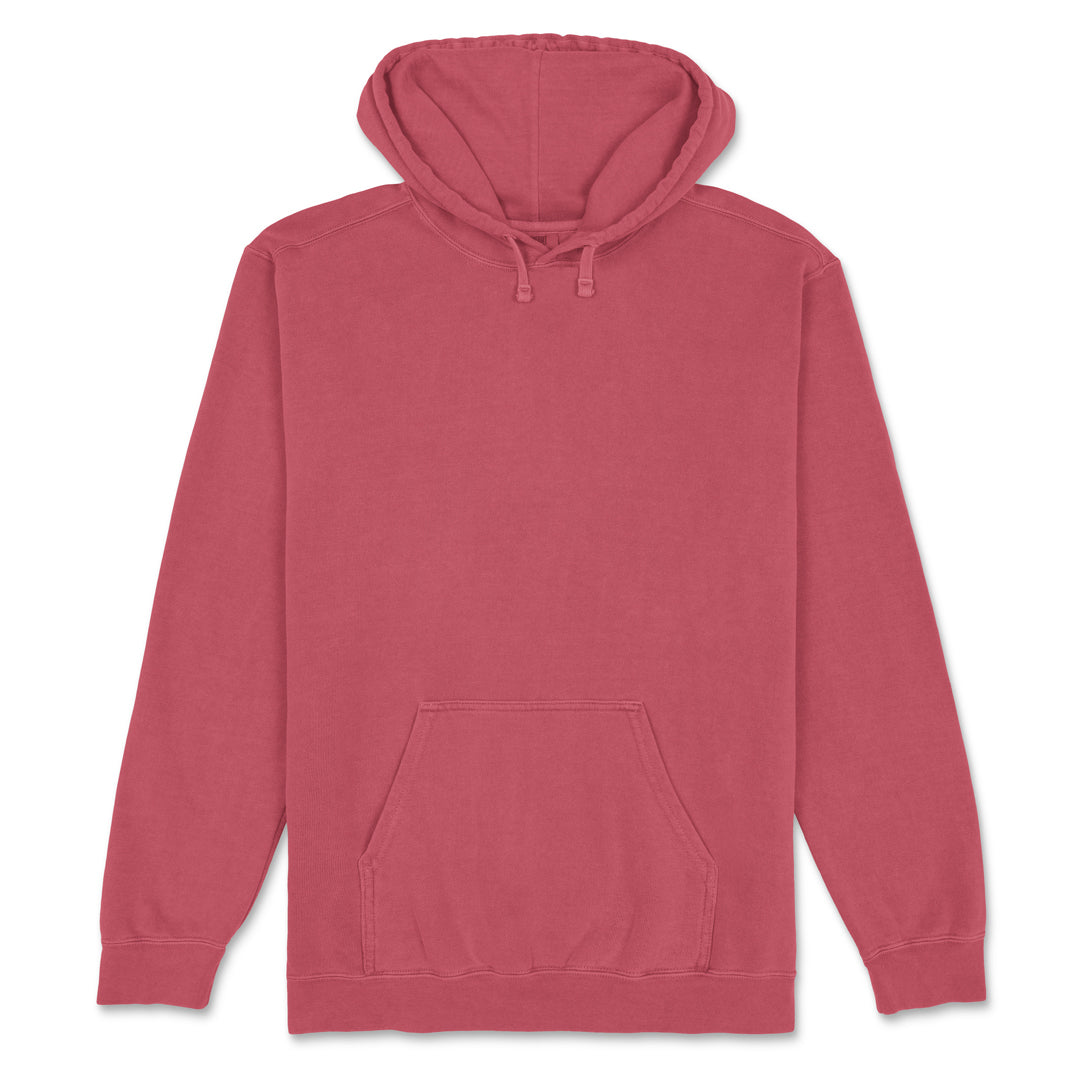House of Uniforms The Hooded Sweatshirt | Unisex Comfort Colors Crimson