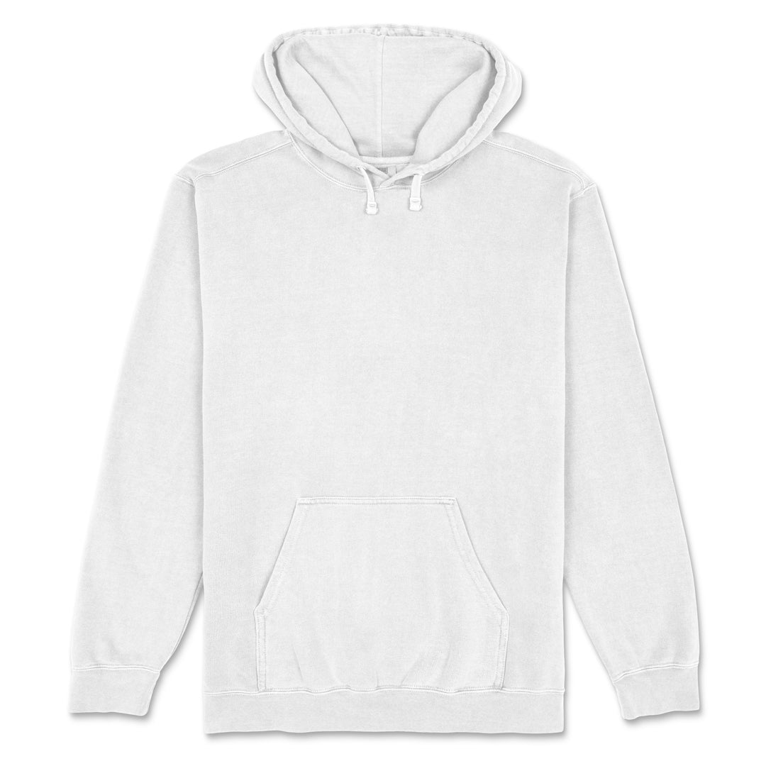 House of Uniforms The Hooded Sweatshirt | Unisex Comfort Colors White