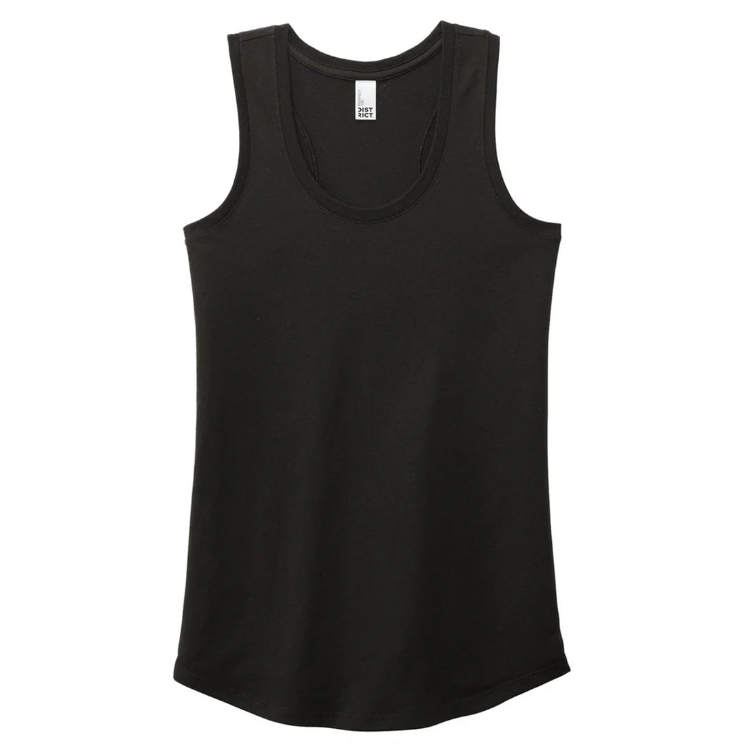 House of Uniforms The Racer Back Tank | Ladies District Black