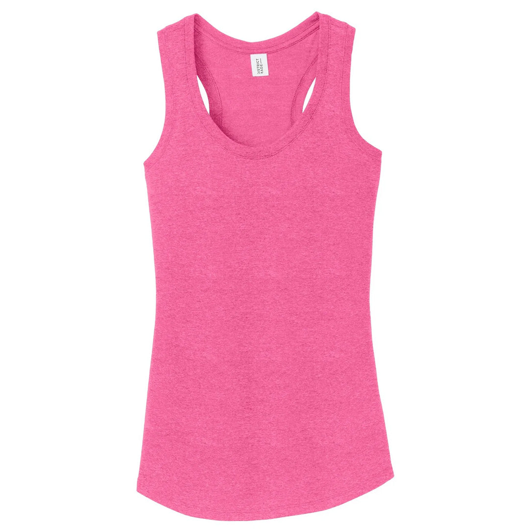 House of Uniforms The Racer Back Tank | Ladies District Fuchsia