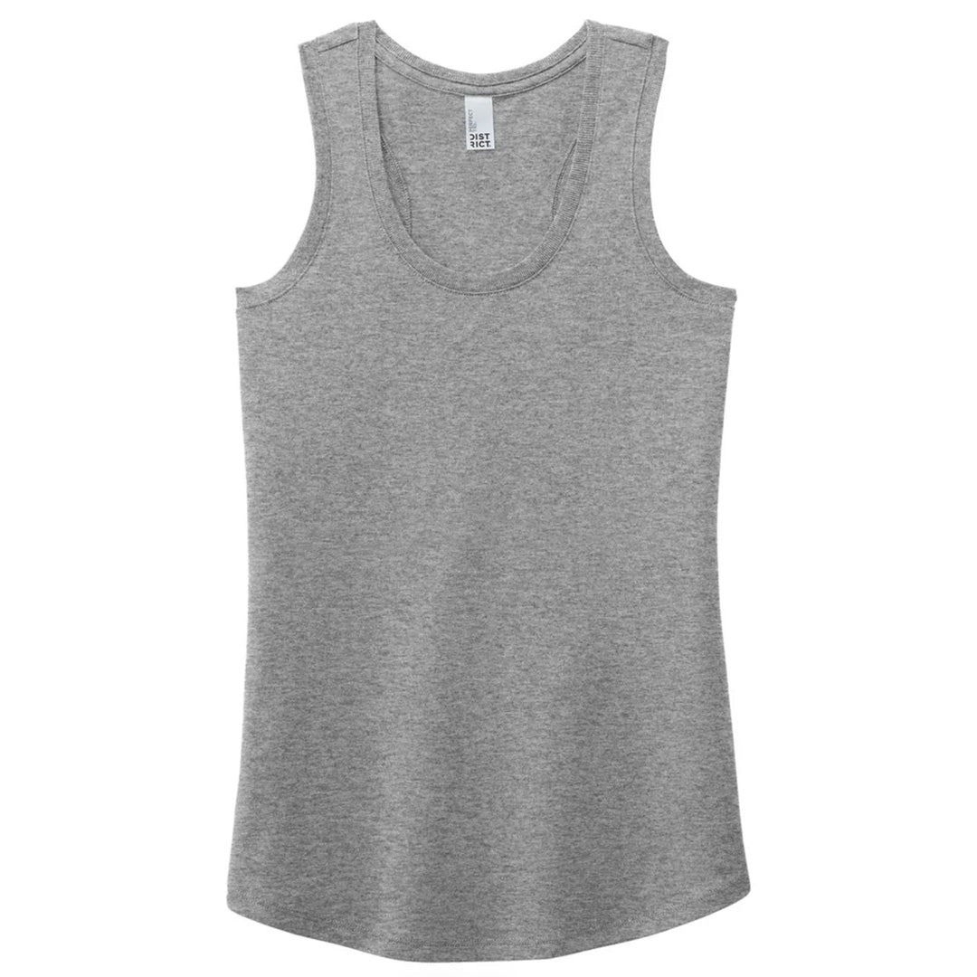 House of Uniforms The Racer Back Tank | Ladies District Grey Marle