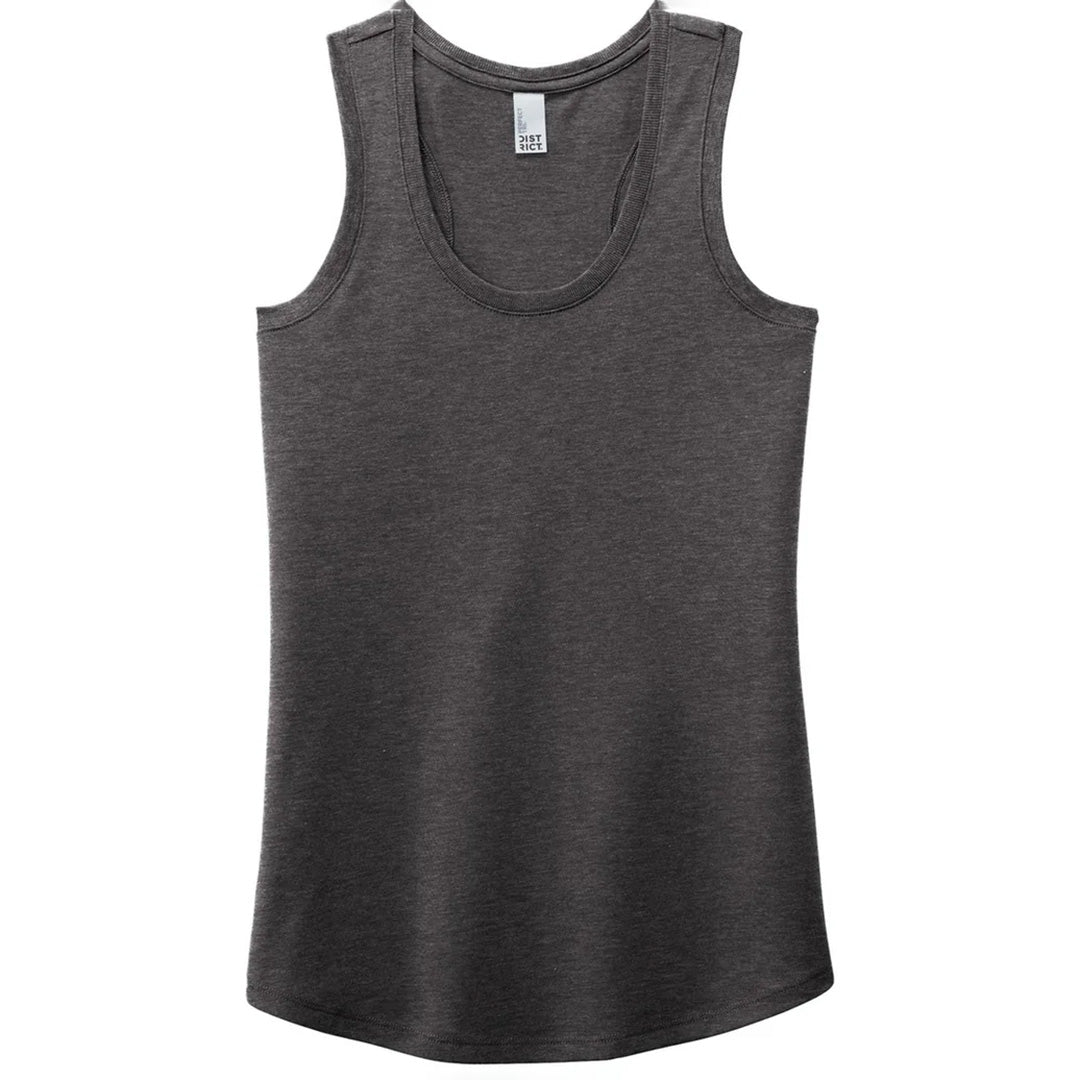 House of Uniforms The Racer Back Tank | Ladies District Charcoal