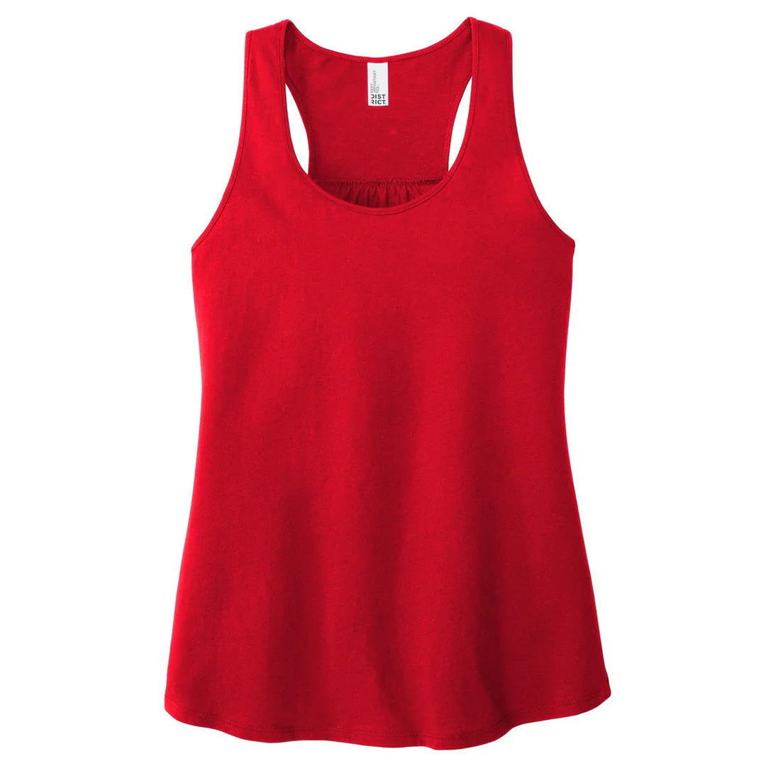 House of Uniforms The Gathered Back Tank | Ladies District Red