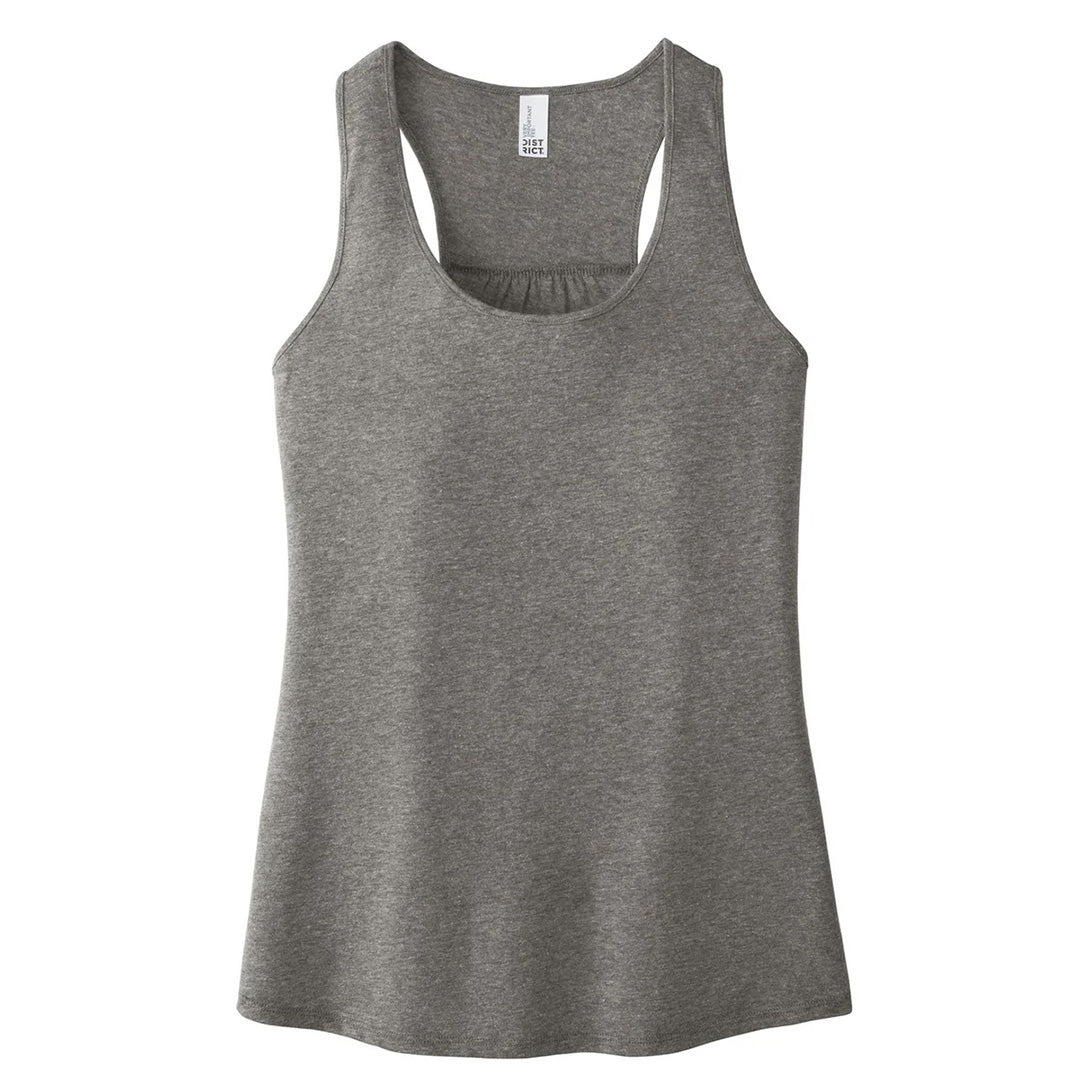 House of Uniforms The Gathered Back Tank | Ladies District Grey Marle