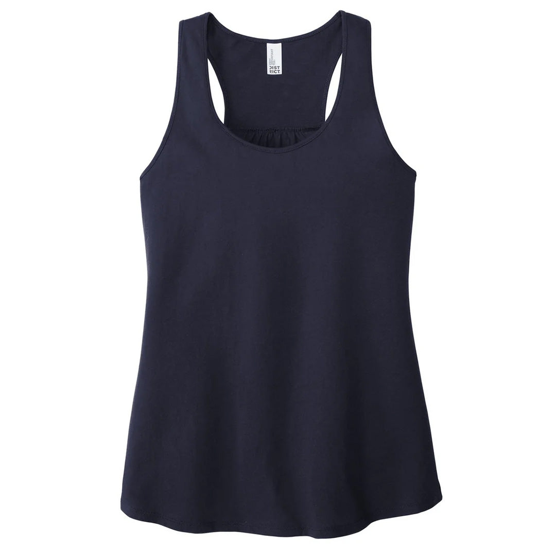 House of Uniforms The Gathered Back Tank | Ladies District Navy