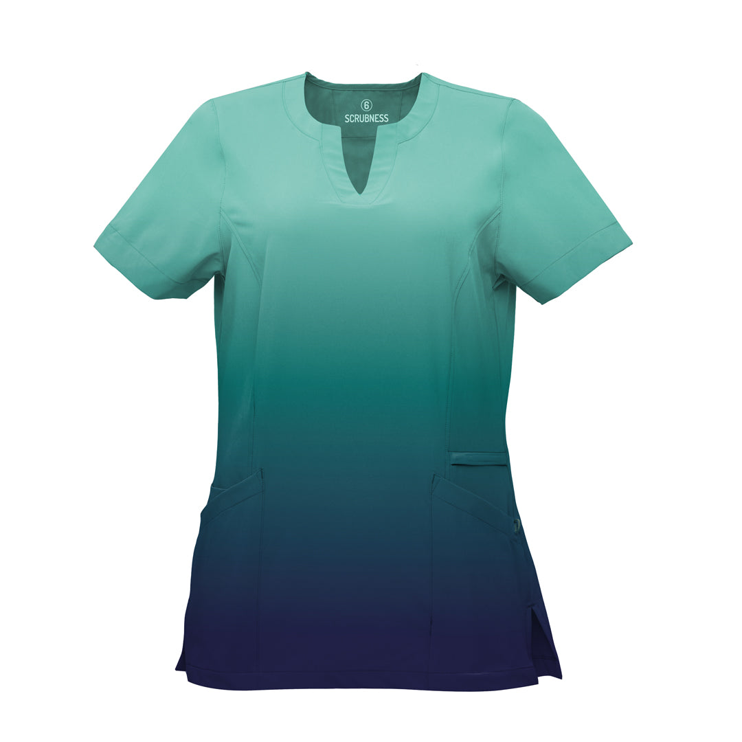 House of Uniforms The Ombre Scrub Top | Ladies Scrubness 