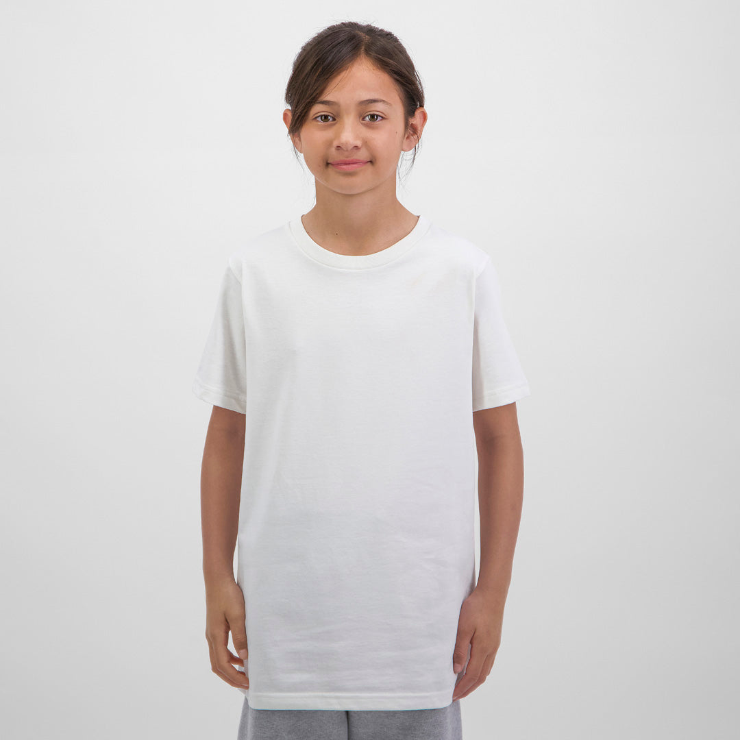 House of Uniforms The Basis Tee | Short Sleeve | Kids Goodmates Ecru