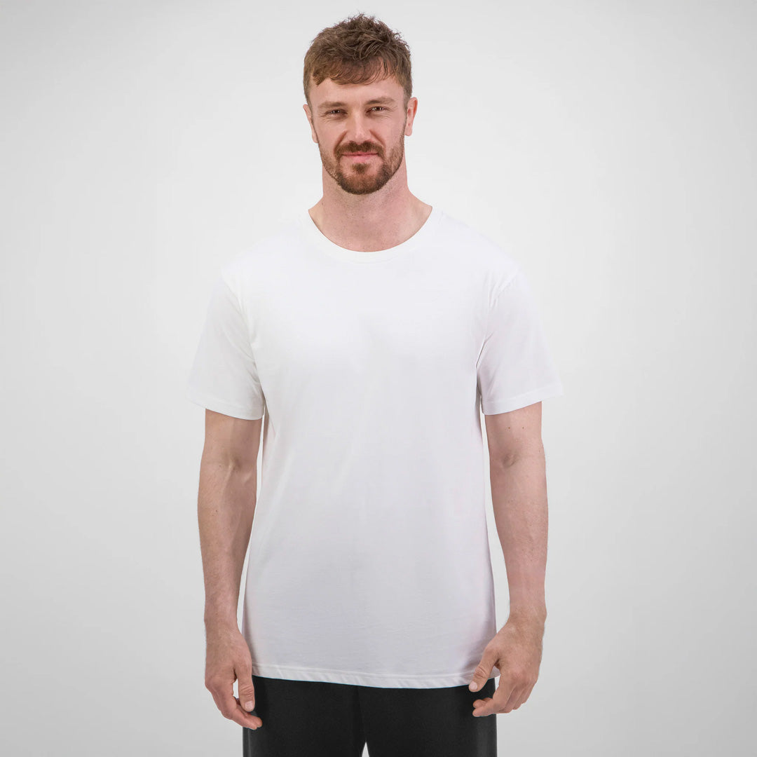 House of Uniforms The Basis Tee | Short Sleeve | Mens Goodmates Ecru