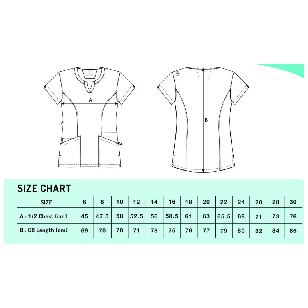 House of Uniforms The Ellen Scrub Top | Ladies Scrubness