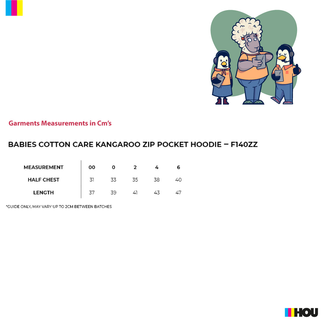 House of Uniforms The Cotton Care Zip Hoodie | Infants Ramo