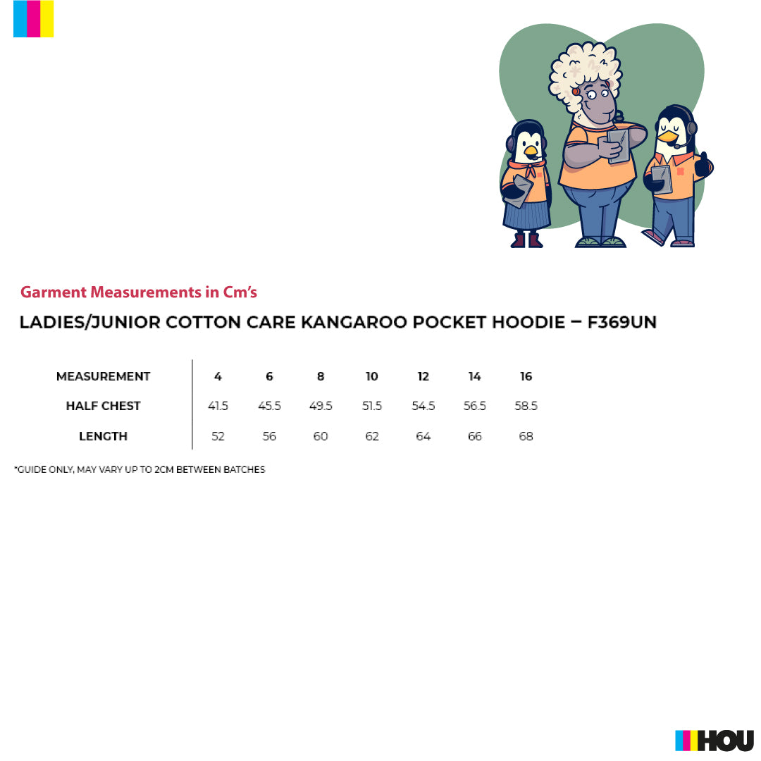 House of Uniforms The Cotton Care Pull On Hoodie | Ladies Ramo