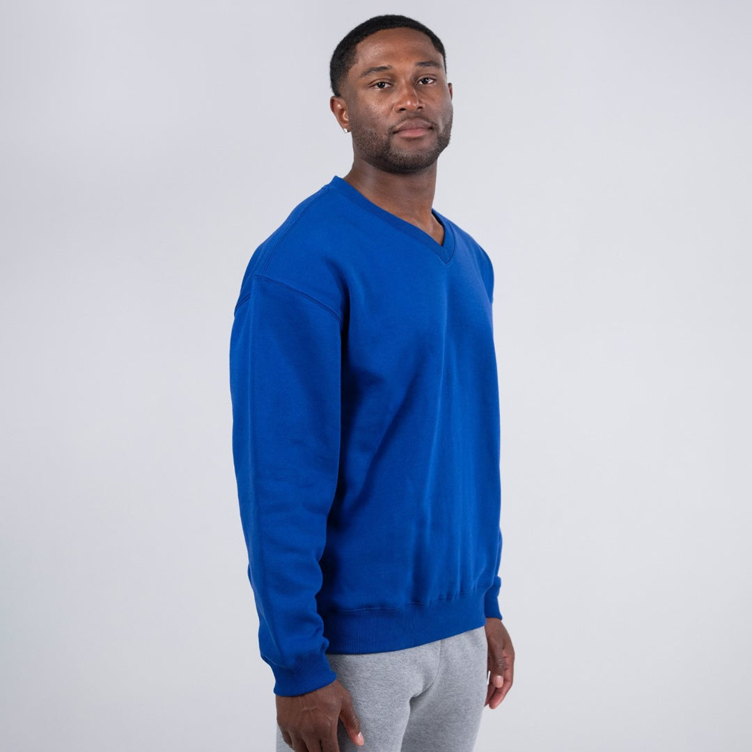 House of Uniforms The V Neck Fleece Jumper | Mens Ramo
