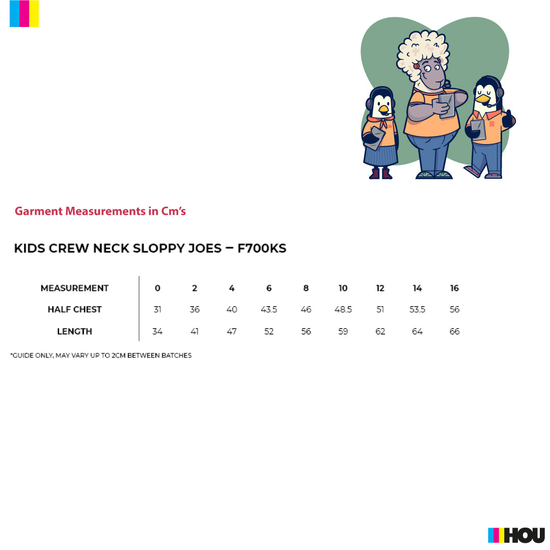 House of Uniforms The Crew Neck Sloppy Joe | Kids Ramo