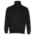 House of Uniforms The Falcon Half-Zip Jumper | Adults Winning Spirit Black
