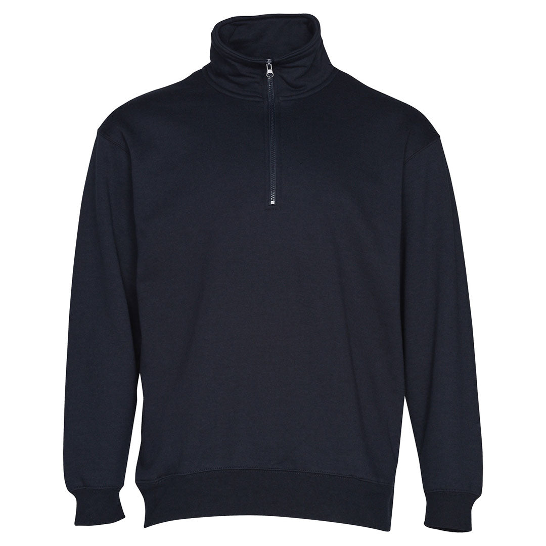 House of Uniforms The Falcon Half-Zip Jumper | Adults Winning Spirit Navy
