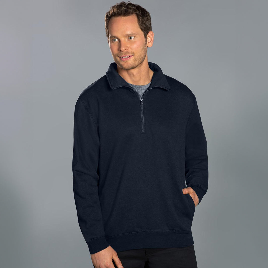 House of Uniforms The Falcon Half-Zip Jumper | Adults Winning Spirit