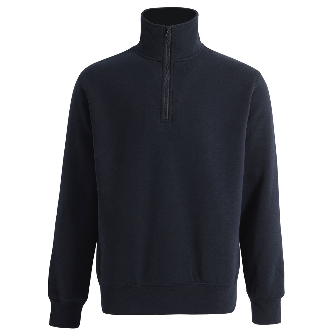 House of Uniforms The Falcon Half Zip Jumper | Youth Winning Spirit Navy