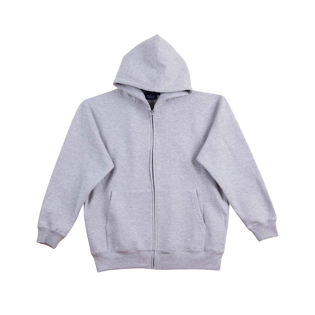 House of Uniforms The Double Bay Full Zip Hoodie | Kids Winning Spirit Grey