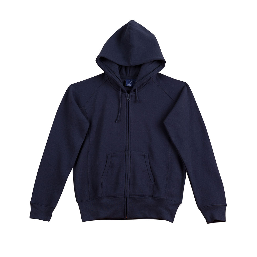 House of Uniforms The Double Bay Full Zip Hoodie | Ladies Winning Spirit Navy