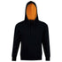 House of Uniforms The Passion Contrast Hoodie | Adults Winning Spirit Black/Gold