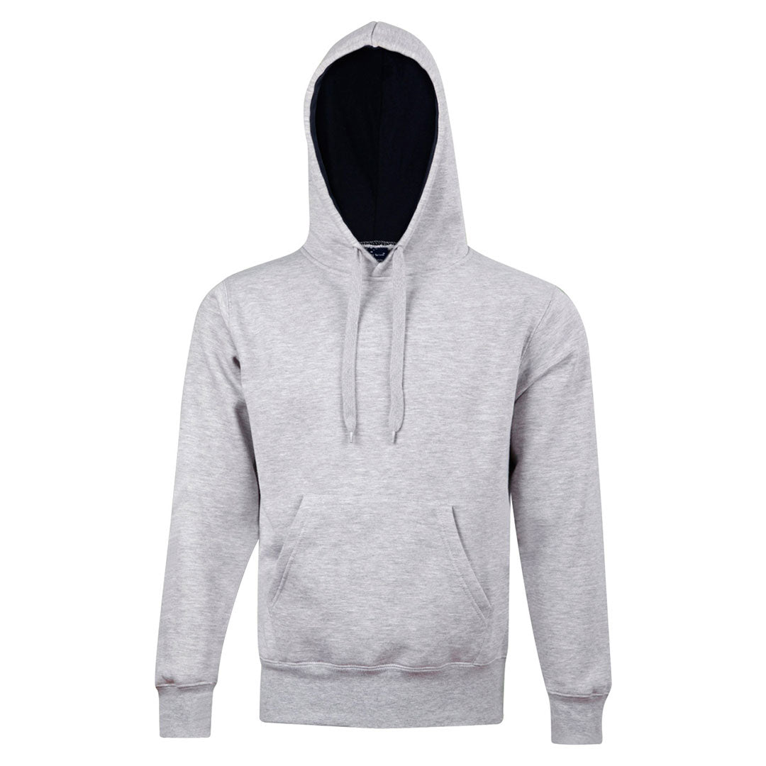 House of Uniforms The Passion Contrast Hoodie | Adults Winning Spirit Grey/Navy